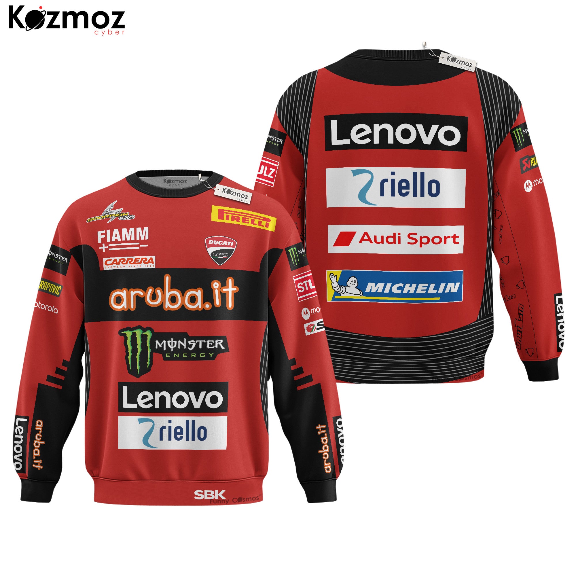 Alvaro Bautista Racing Costume 2020 - Aruba.It Ducati WSBK Team