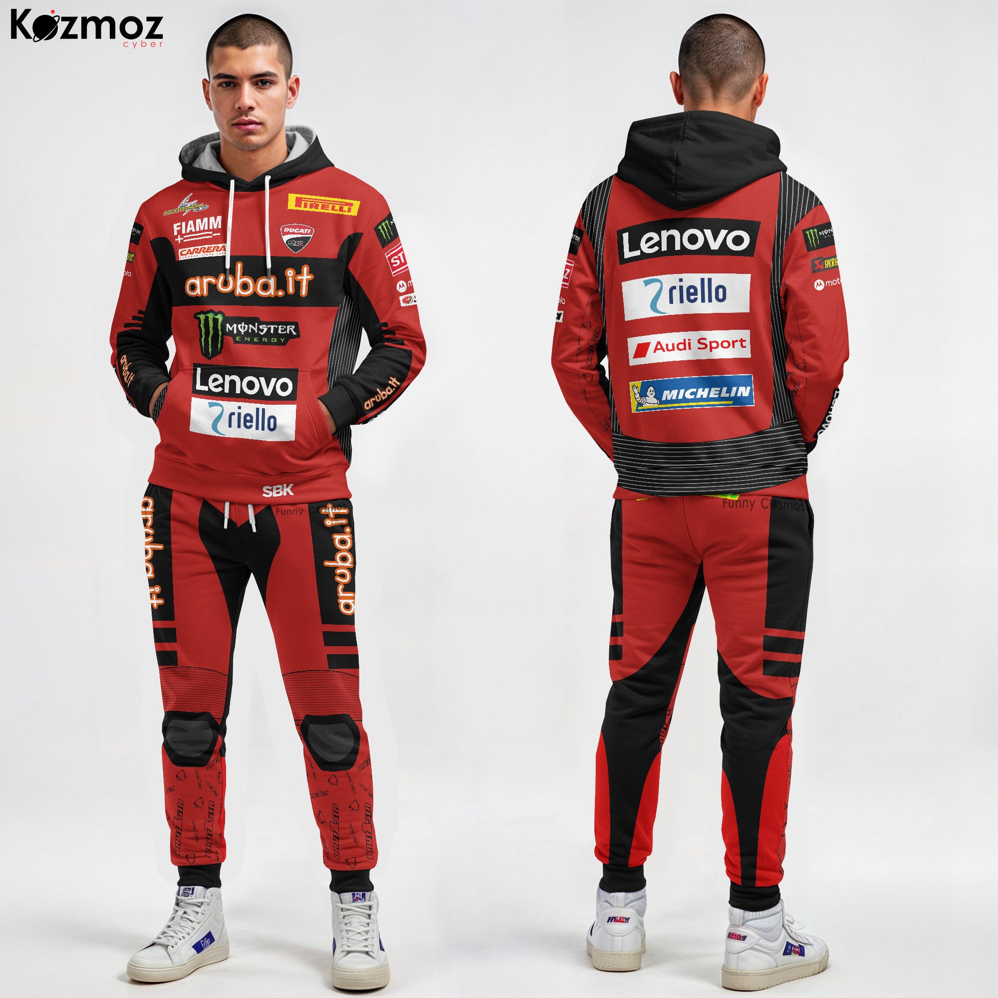 Alvaro Bautista Racing Costume 2020 - Aruba.It Ducati WSBK Team
