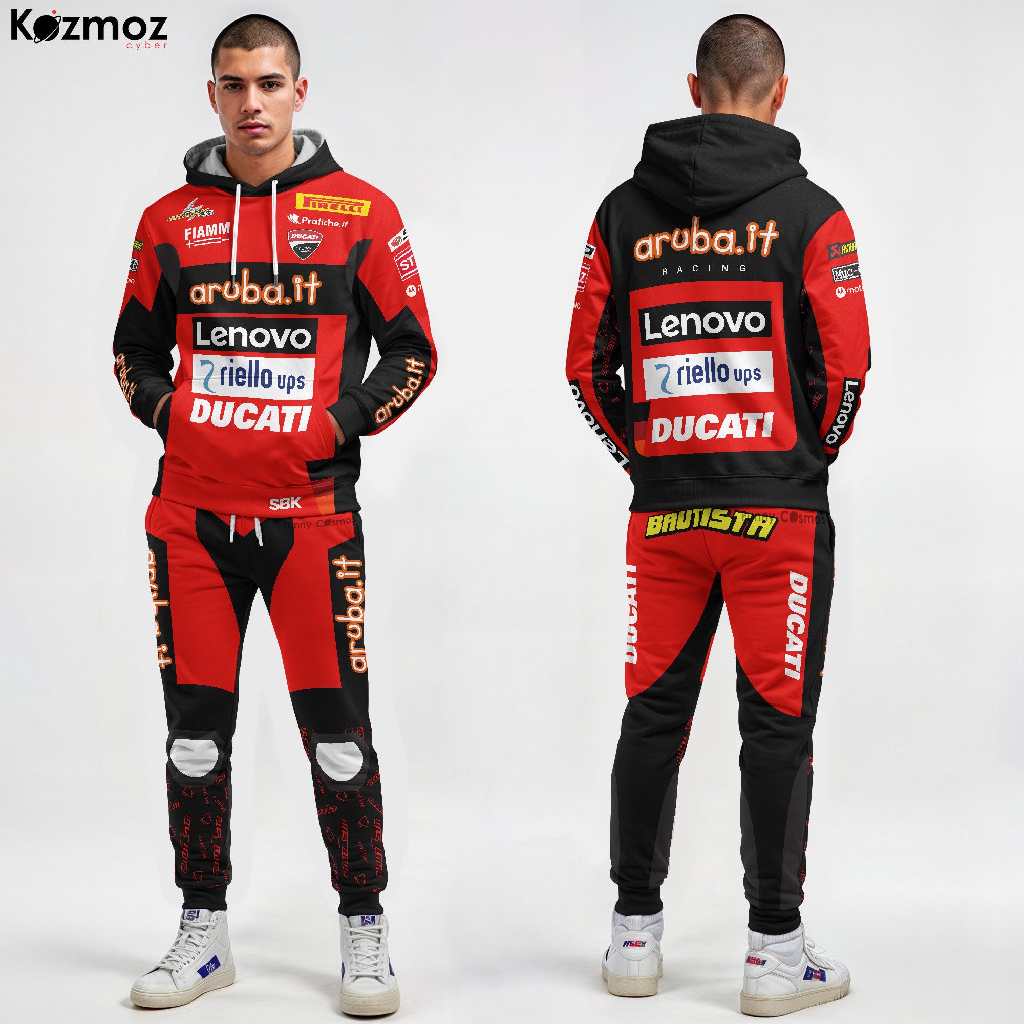 Alvaro Bautista Racing Costume 2022 - Aruba.It Ducati WSBK Team