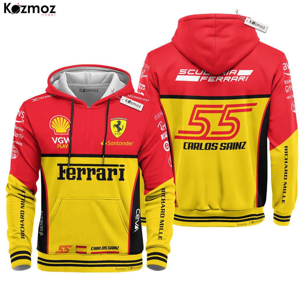 Carlos Sainz Racing Costume 2023 Monza GP Collection - SF Racing Team