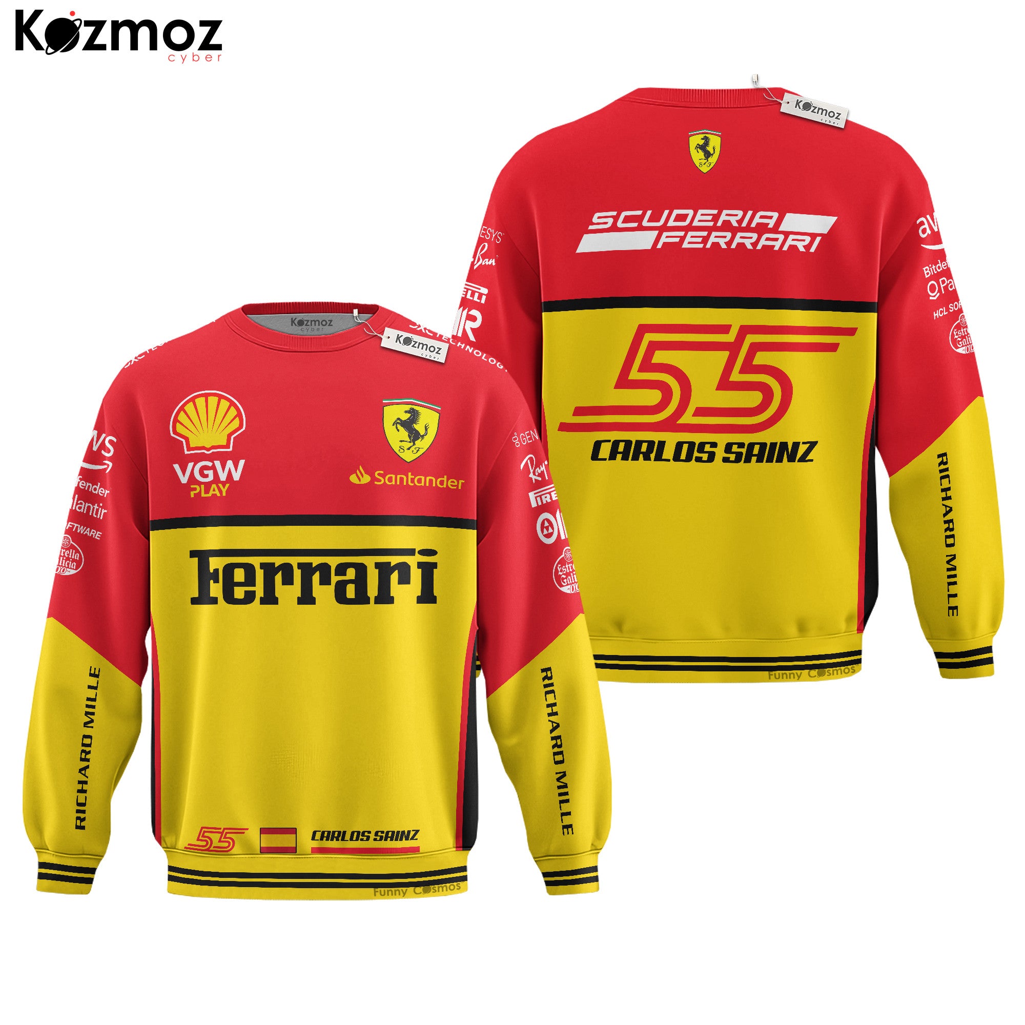 Carlos Sainz Racing Costume 2023 Monza GP Collection - SF Racing Team
