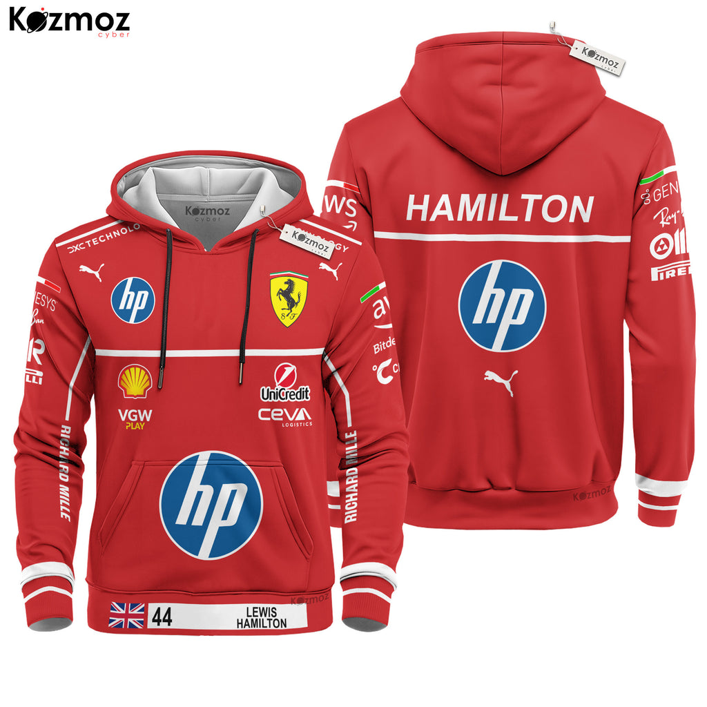 Lewis Hamilton Racing Costume HP 2025 Collection - SF Racing Team -