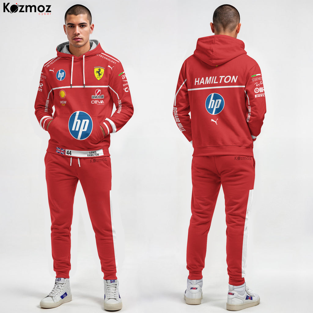 Lewis Hamilton Racing Costume HP 2025 Collection - SF Racing Team -