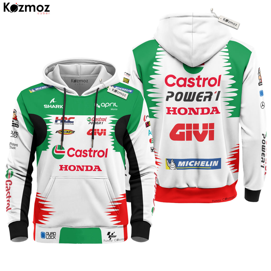 Johann Zarco Racing Costume Suit 2025 - LCR Castrol Honda MotoGP Collection