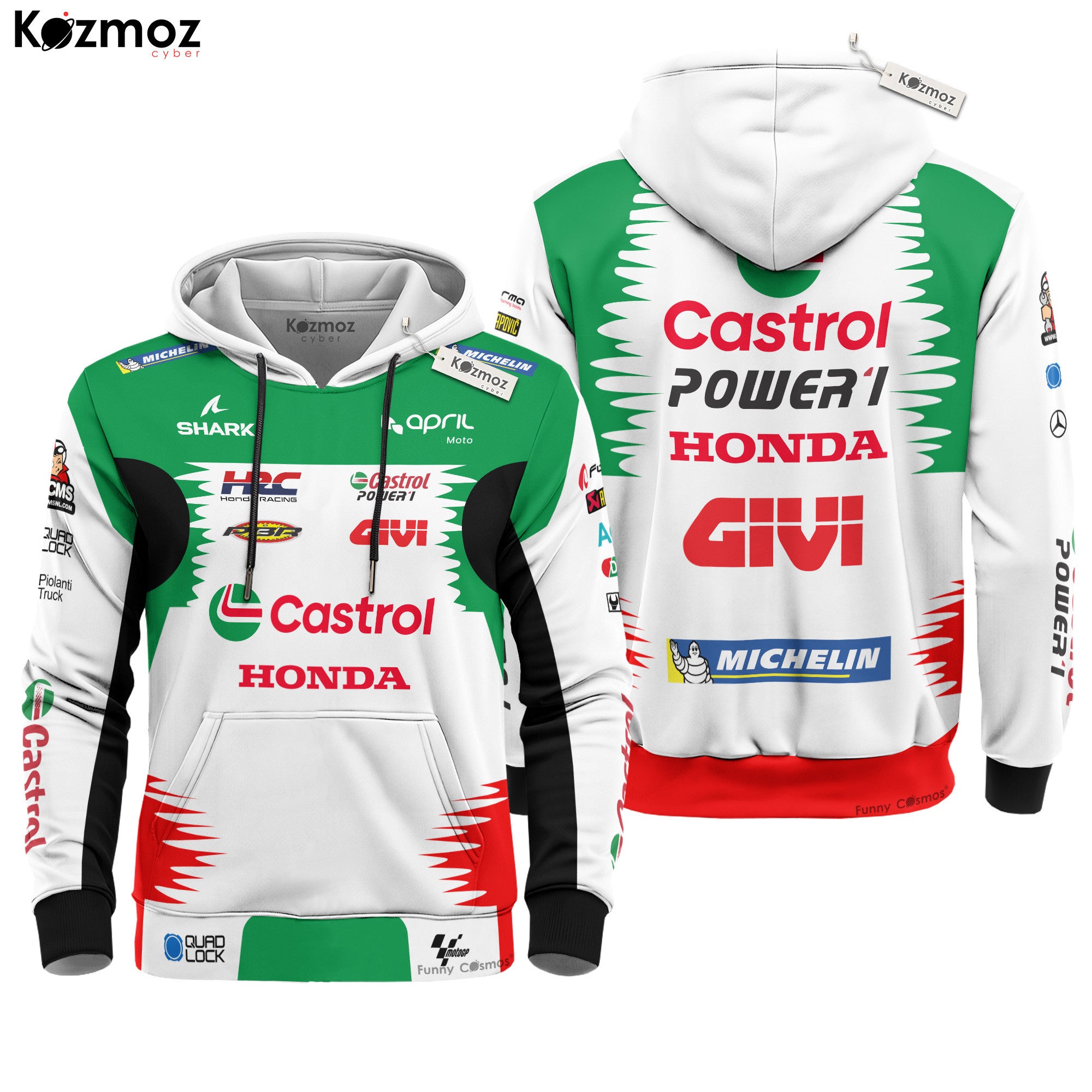 Johann Zarco Racing Costume Suit 2025 - LCR Castrol Honda MotoGP Collection