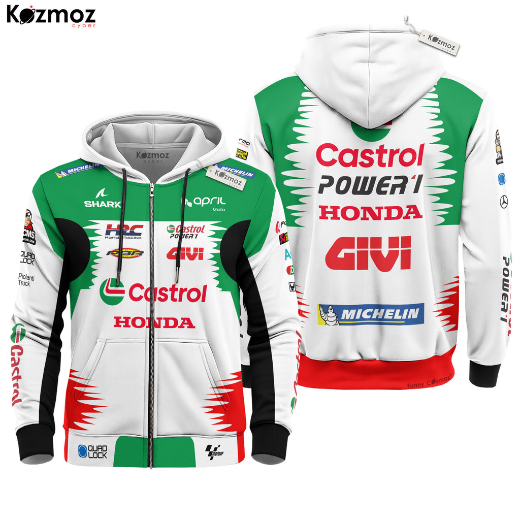 Johann Zarco Racing Costume Suit 2025 - LCR Castrol Honda MotoGP Collection