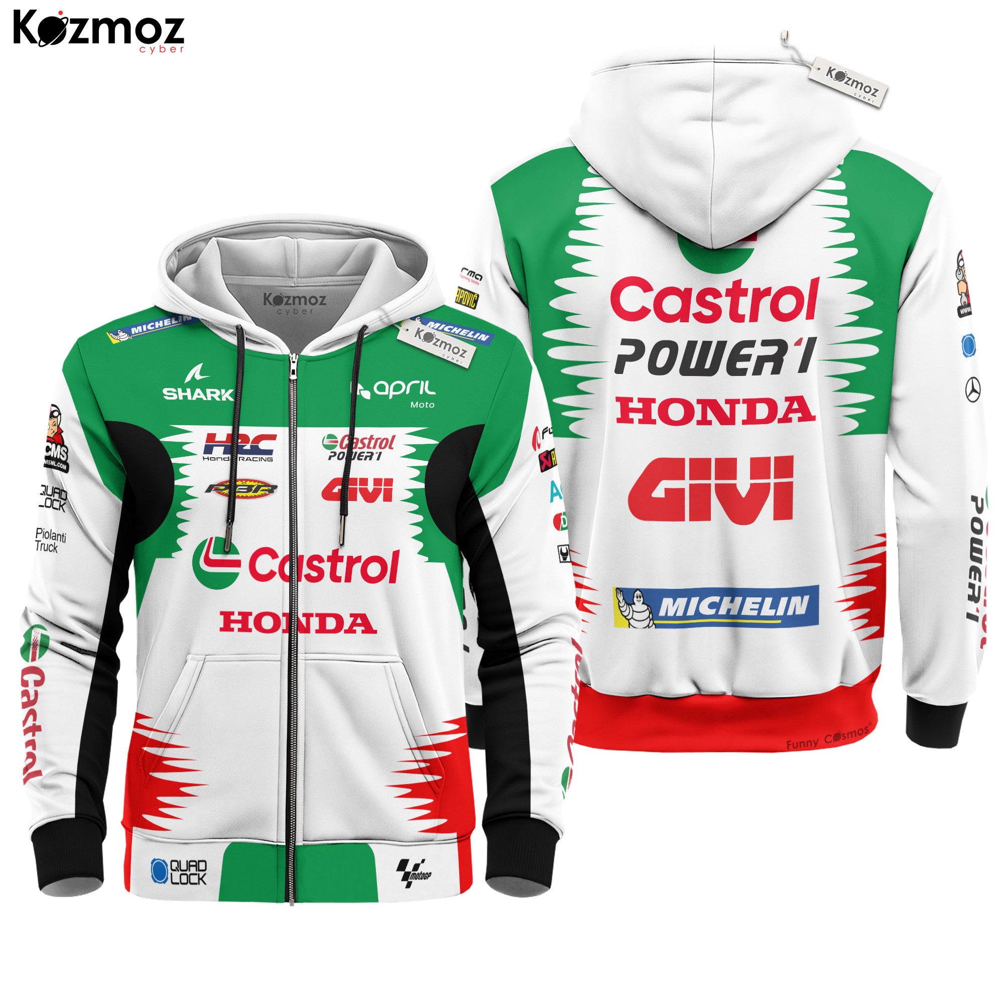 Johann Zarco Racing Costume Suit 2025 - LCR Castrol Honda MotoGP Collection