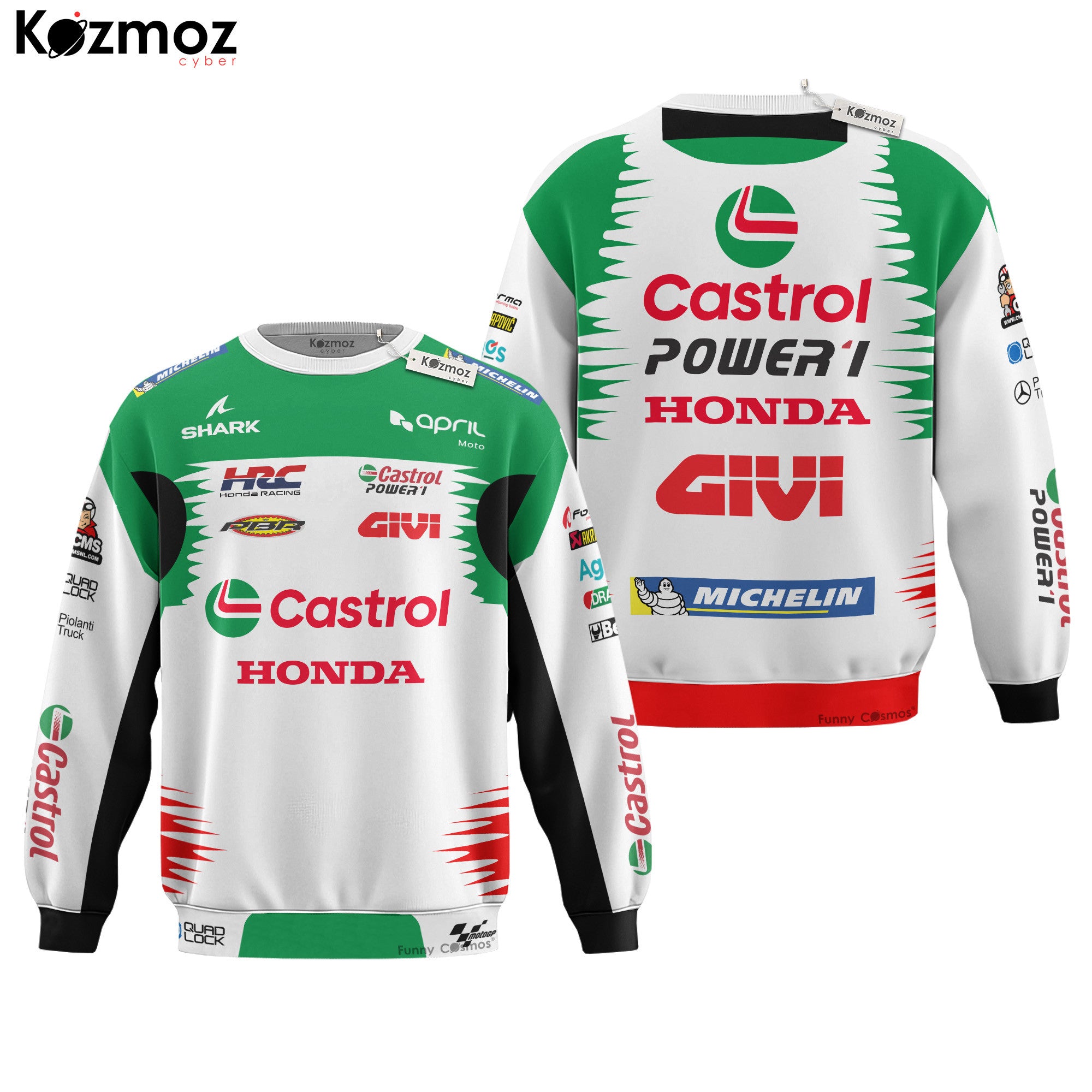 Johann Zarco Racing Costume Suit 2025 - LCR Castrol Honda MotoGP Collection