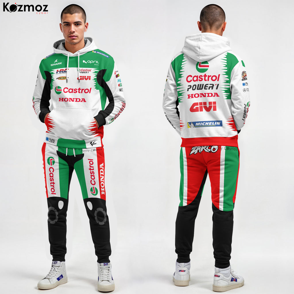 Johann Zarco Racing Costume Suit 2025 - LCR Castrol Honda MotoGP Collection