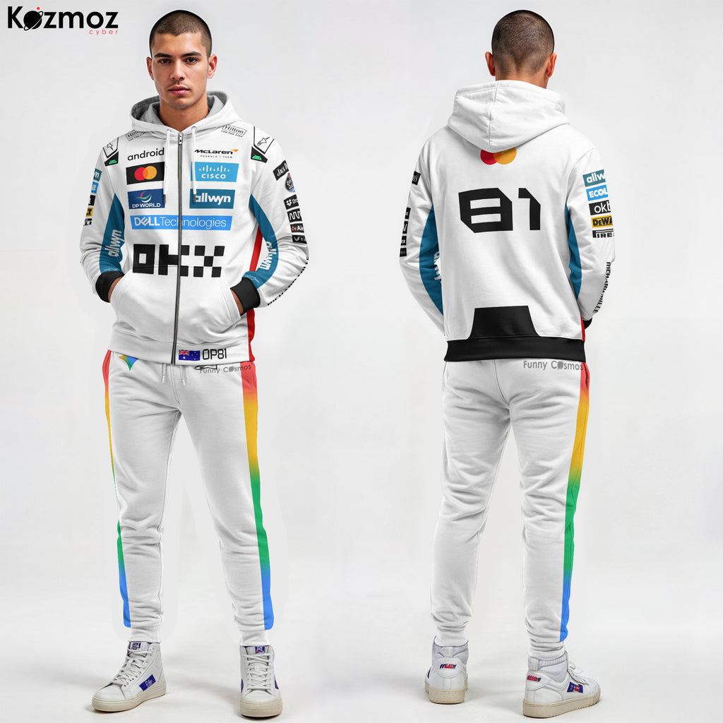 Oscar Piastri Racing Costume Suit 2025 Austin GP Edition - McLaren Racing Team
