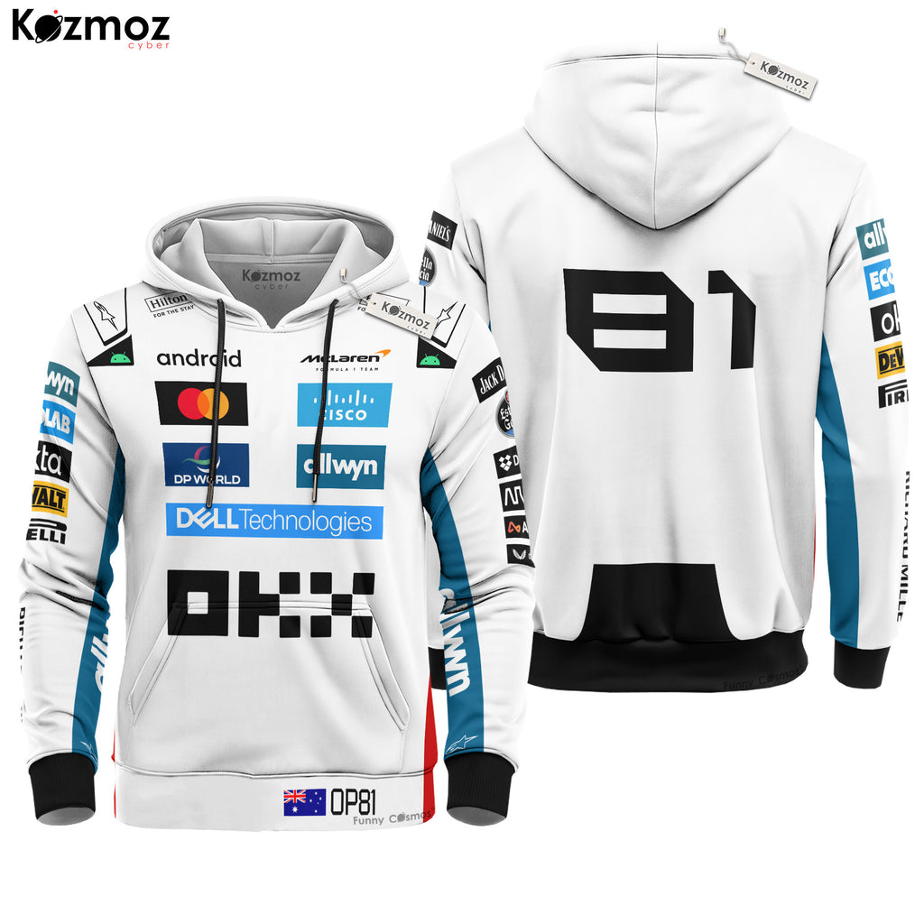 Oscar Piastri Racing Costume Suit 2025 Austin GP Edition - McLaren Racing Team