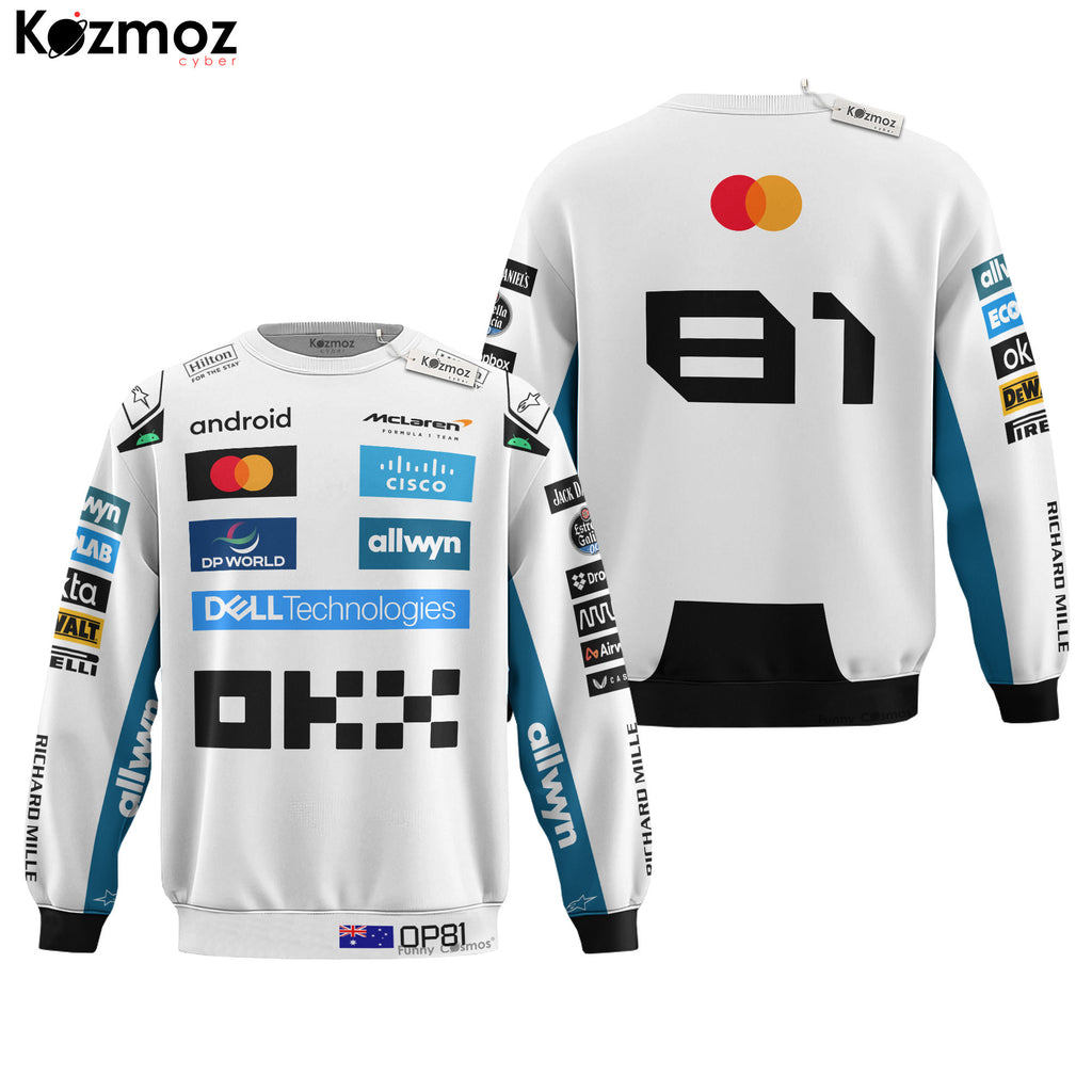 Oscar Piastri Racing Costume Suit 2025 Austin GP Edition - McLaren Racing Team