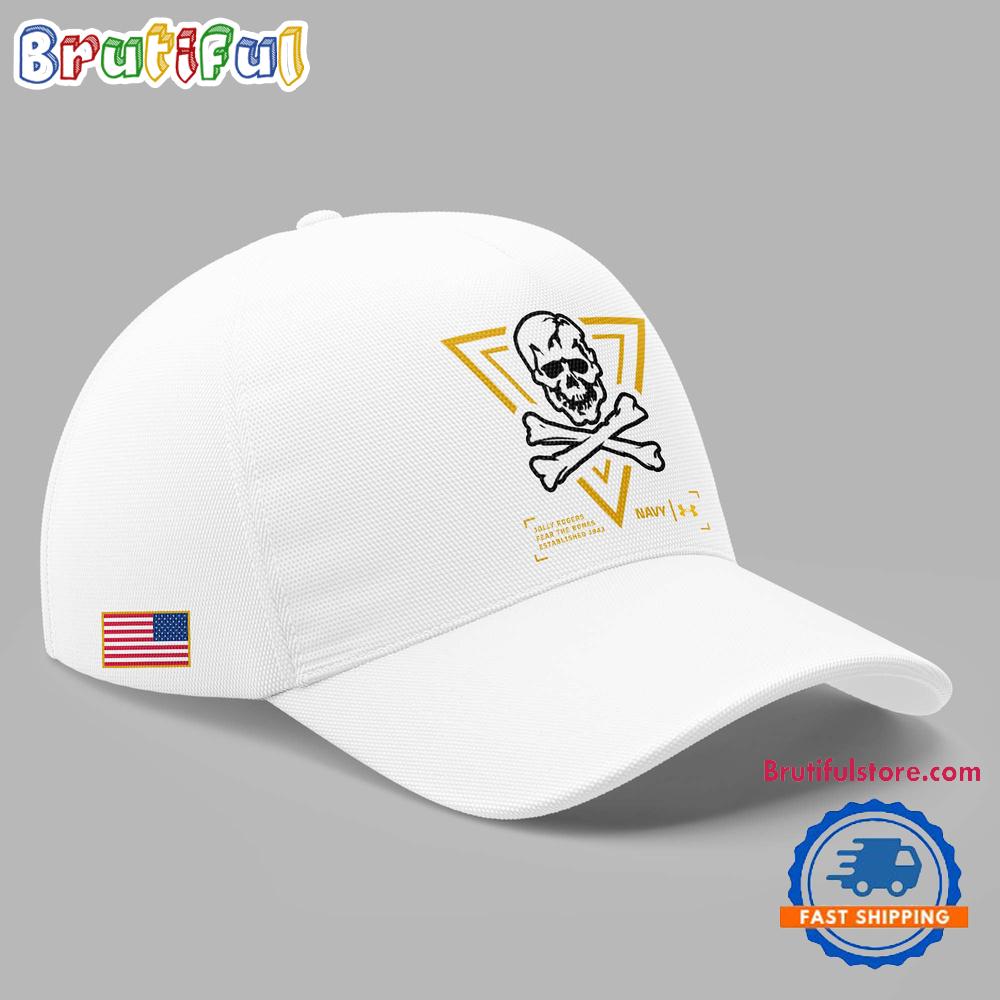 Navy Midshipmen 2024 Ncaa Football Special New Jolly Rogers Cap