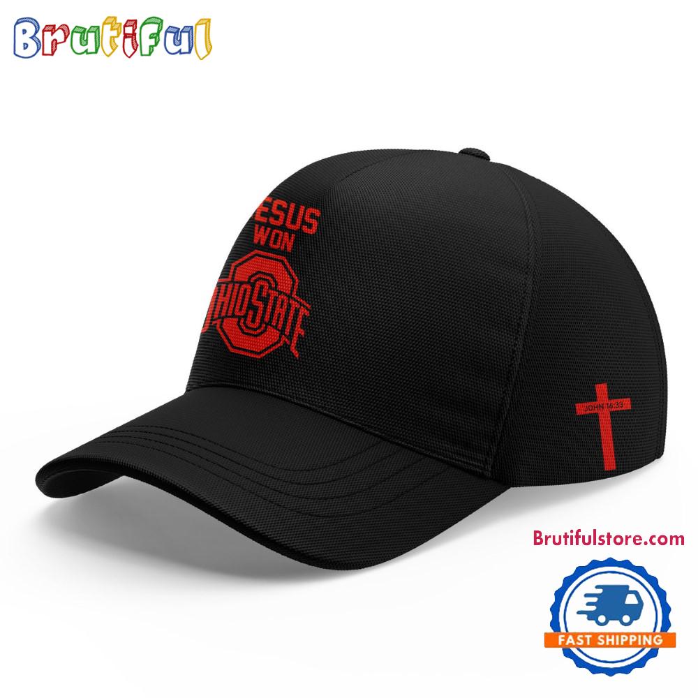 Ohio State Football Jesus Won Cap Hats