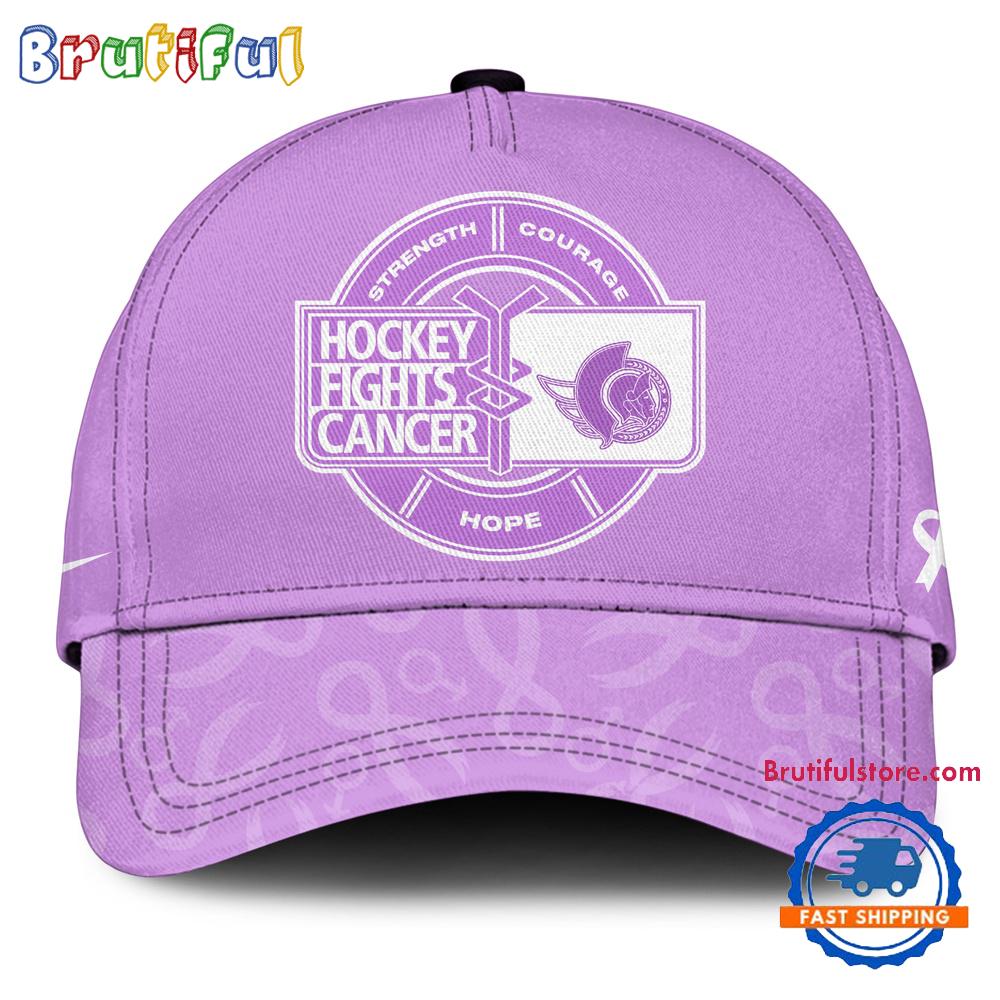 Ottawa Senators 2025 Nhl Hockey Fights Cancer Limited Edition Cap