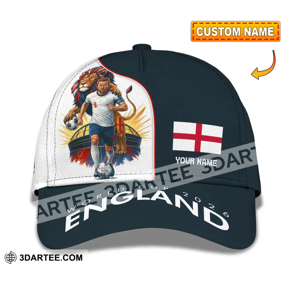 Personalized Cap, Customized England World Cup 2026 Classic Cap